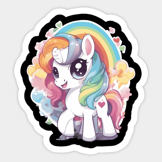 Cute Pony Sticker by animegirlnft
